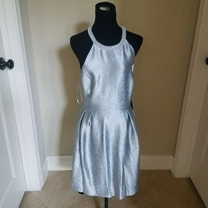 Pearl necked dress